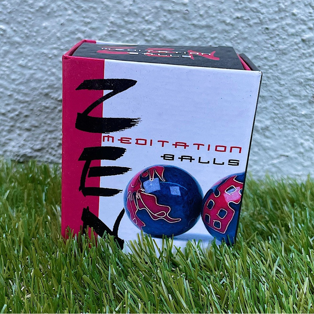 Zen Meditation Balls w/ Meditation Book by Alison Turlock | Mini | Brand New